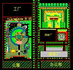 某工廠景觀規(guī)劃設(shè)計(jì)圖紙免費(fèi)下載