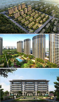 精品中標小區(qū)景觀及建筑設計方案su模型加高清效果圖素材 建筑模型模型大全 19287885