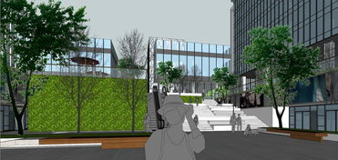 精品通州商務(wù)辦公區(qū)建筑與景觀設(shè)計(jì)SU模型及效果圖資源解析